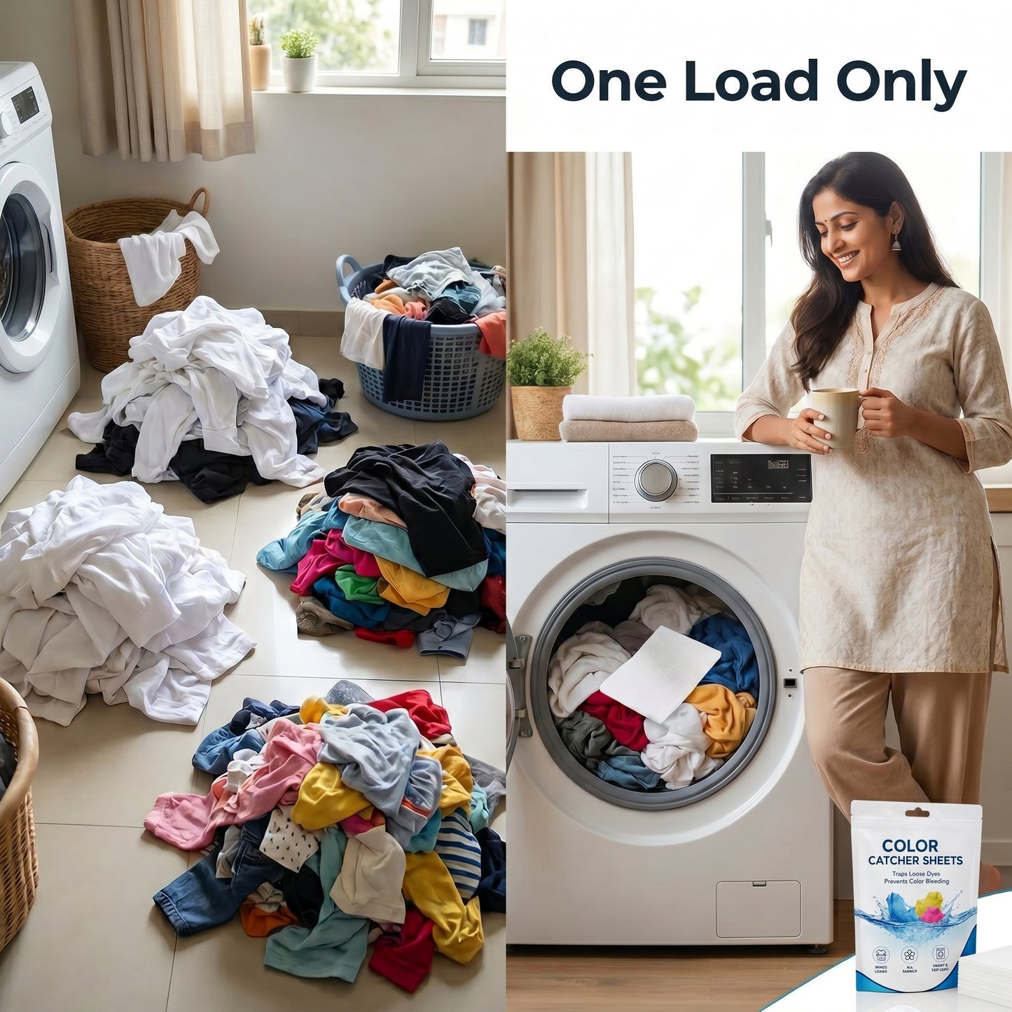 Dirt & Color Catcher Laundry Sheets β 50 Sheets