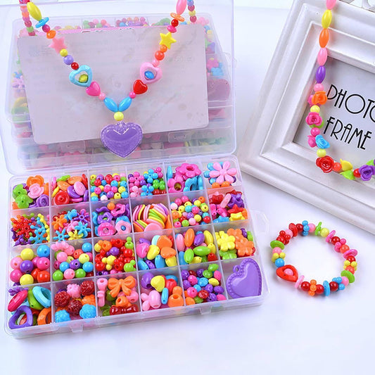 DIY Jewelry Kit for Kids (500+ Beads)