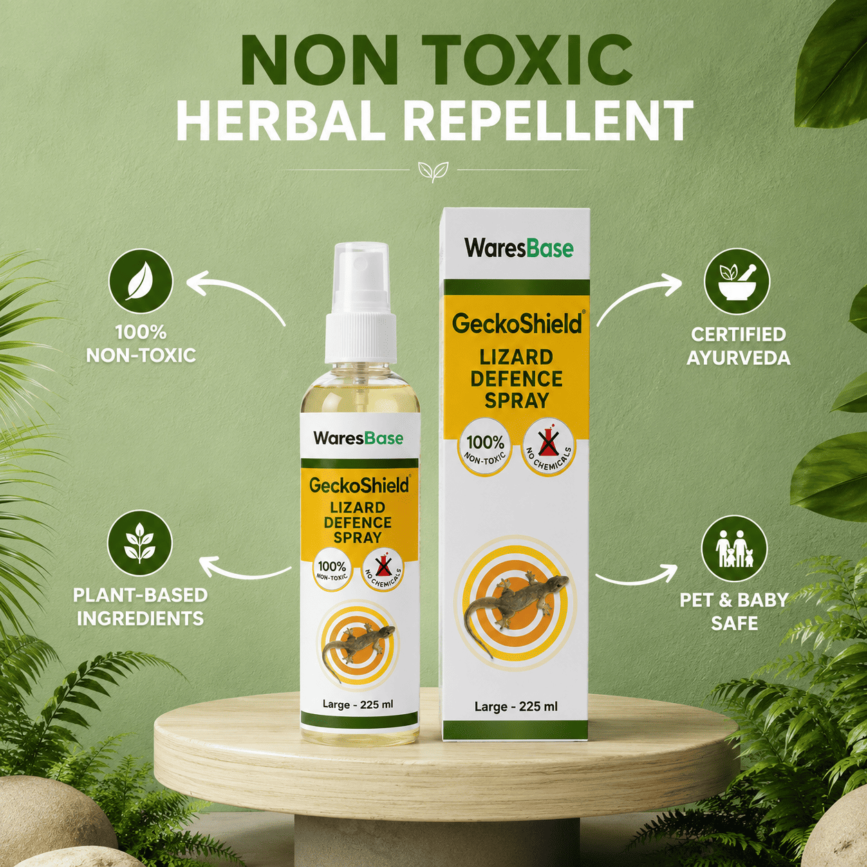 GeckoShield - Jumbo 225ML Lizard Defence Spray