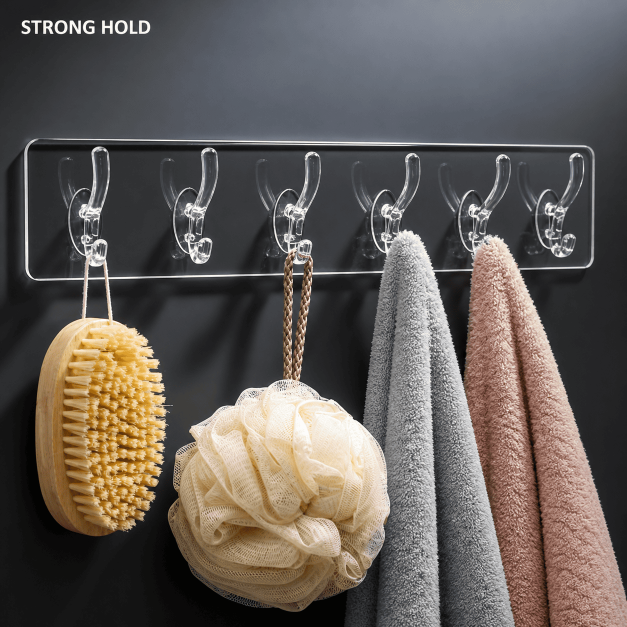 Heavy-Duty Wall Hook Set – 2×6 Hook Strips + 10 Bonus Hooks