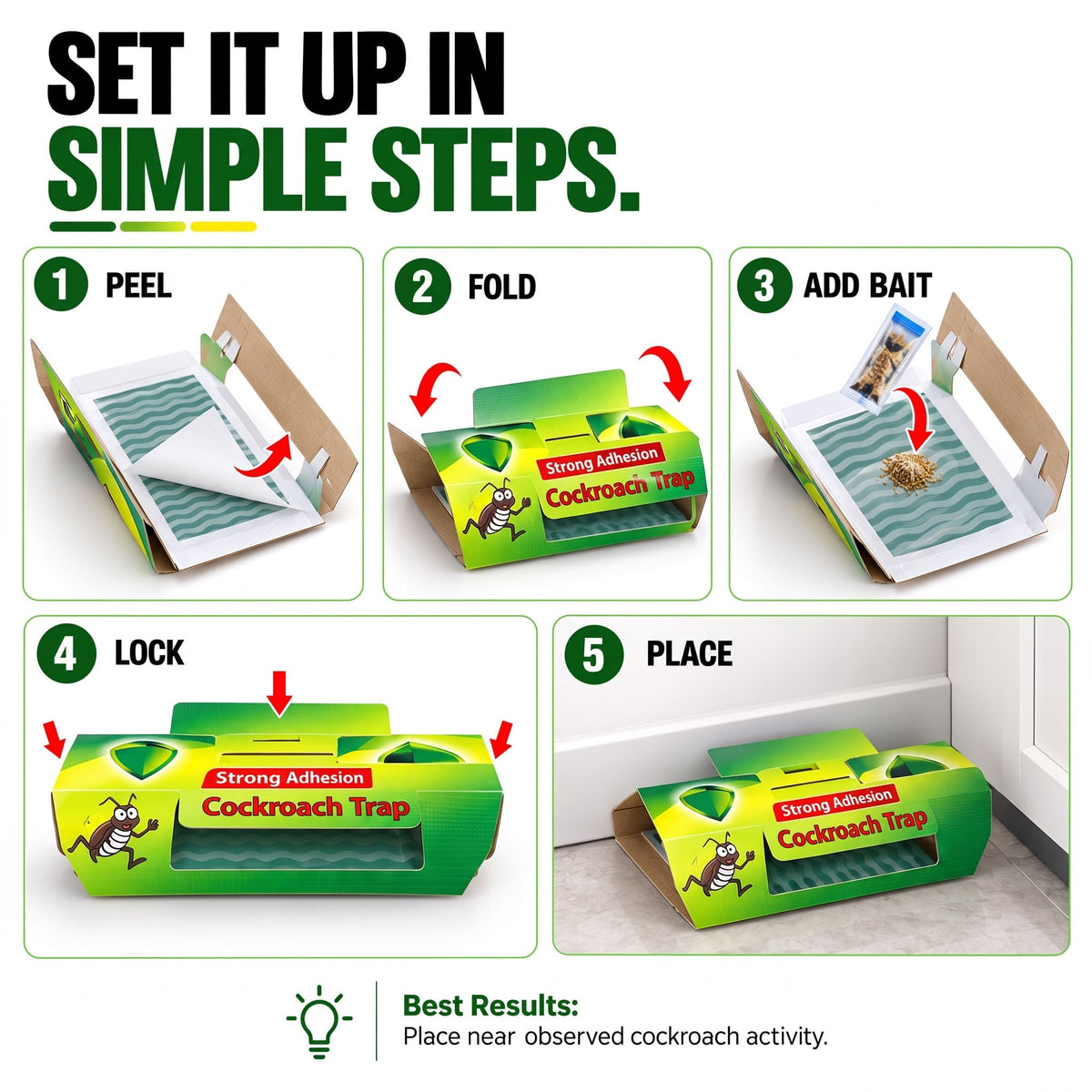 Cockroach Glue Trap
