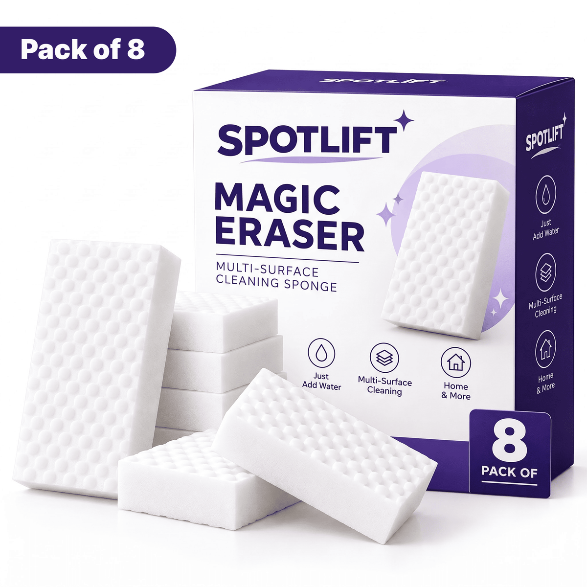 SpotLift Magic Eraser - Pack of 8