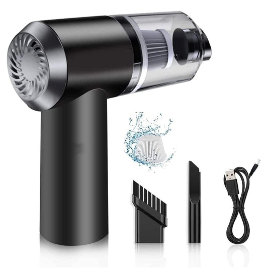 DustBuster™ Pro — Mini Power Vacuum for Cars & Travel