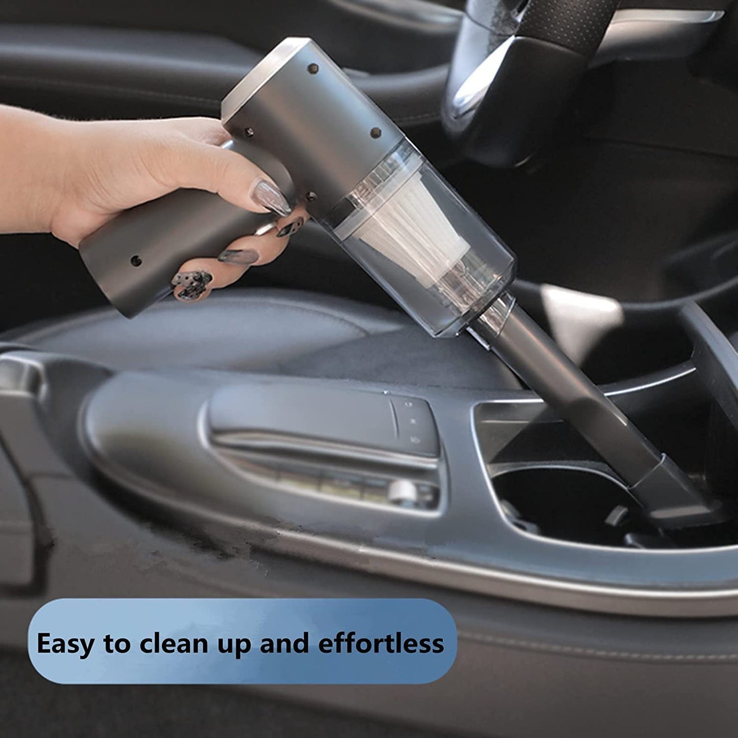 DustBuster™ Pro — Mini Power Vacuum for Cars & Travel