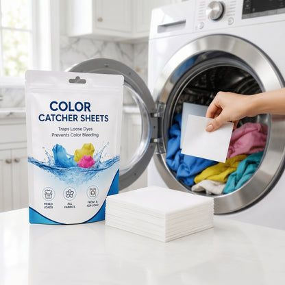 Dirt & Color Catcher Laundry Sheets – 50 Sheets