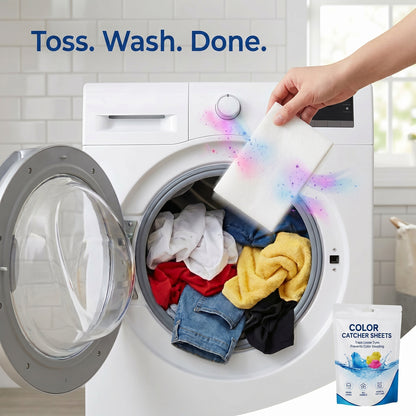 Dirt & Color Catcher Laundry Sheets – 50 Sheets